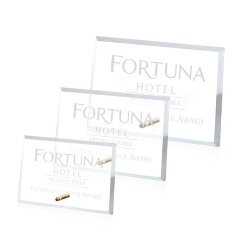 Windsor Rectangle Horizontal Award - Gold