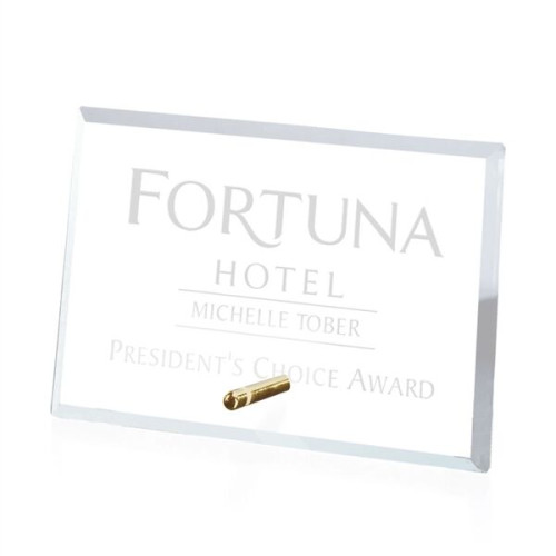 Windsor Rectangle Horizontal Award - Gold