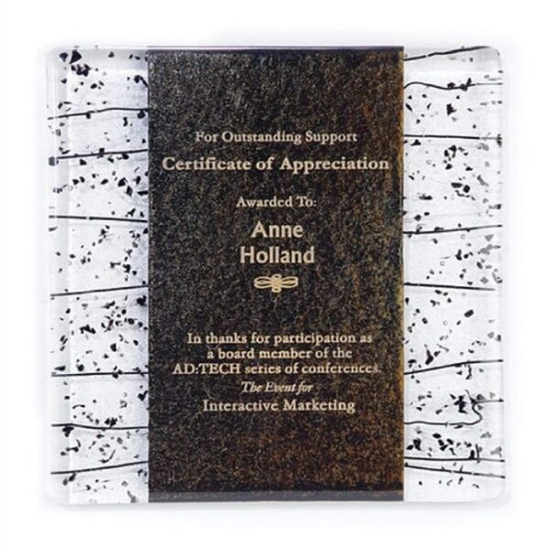 Fusion Plaque - Gold