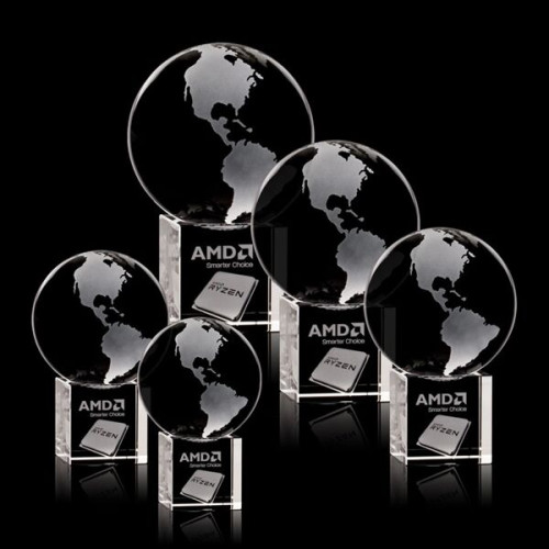 Globe on Cube 3D Award