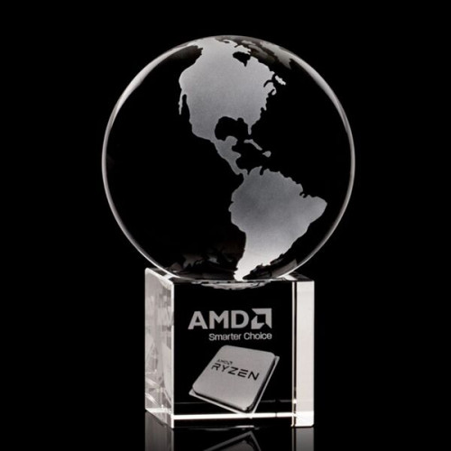 Globe on Cube 3D Award