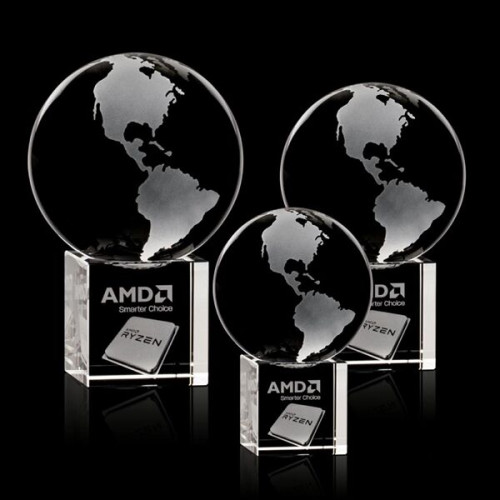 Globe on Cube 3D Award