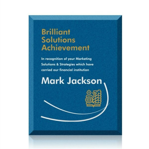 Rollinson Plaque - Blue