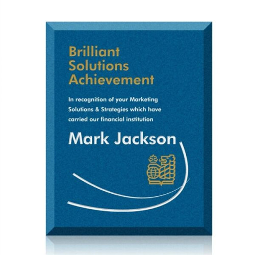 Rollinson Plaque - Blue