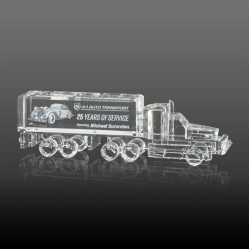 Crystal 18 Wheeler Award 3D