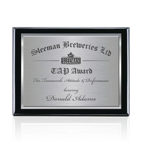 Oakleigh/TexEtch Plaque - Black Finish