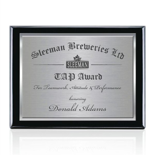 Oakleigh/TexEtch Plaque - Black Finish
