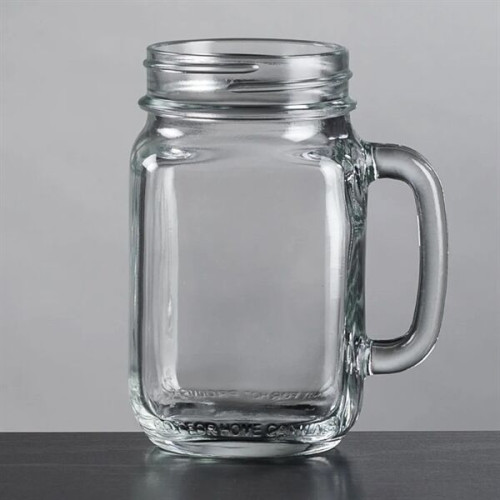 Roswell Drinking Jar - Deep Etch
