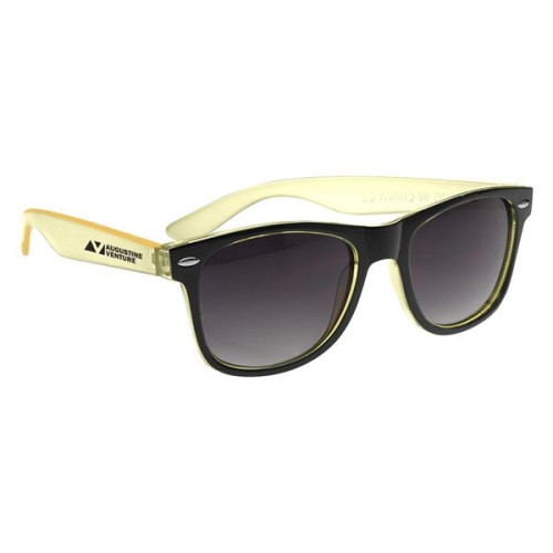 Two-Tone Translucent Malibu Sunglasses