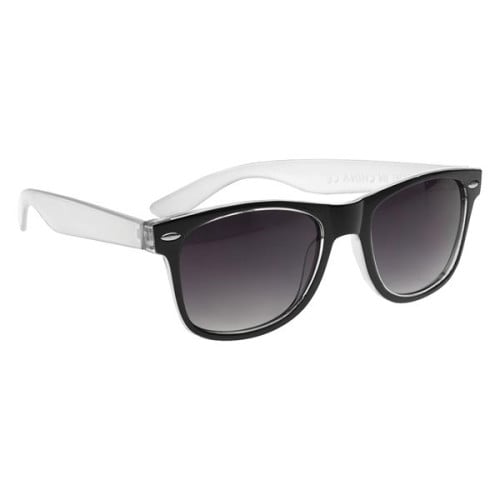 Two-Tone Translucent Malibu Sunglasses