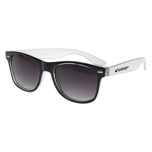 Two-Tone Translucent Malibu Sunglasses