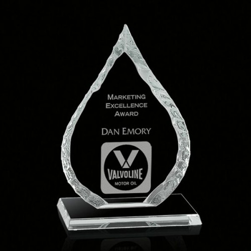 Iceberg Oil Drop Award on Base - Starfire