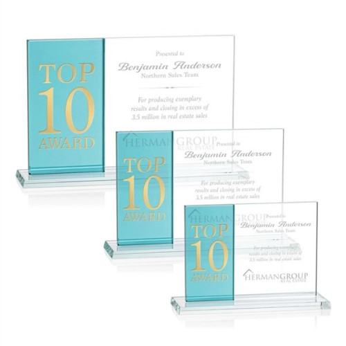 Composite Horizontal Award - Teal