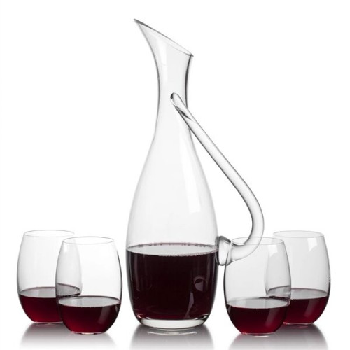 Uxbridge Carafe & Carlita Stemless Wine