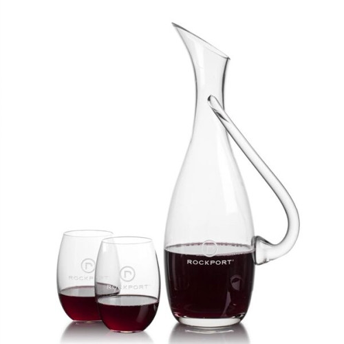 Uxbridge Carafe & Carlita Stemless Wine