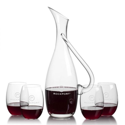 Uxbridge Carafe & Carlita Stemless Wine