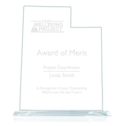 State Map Award -  Utah