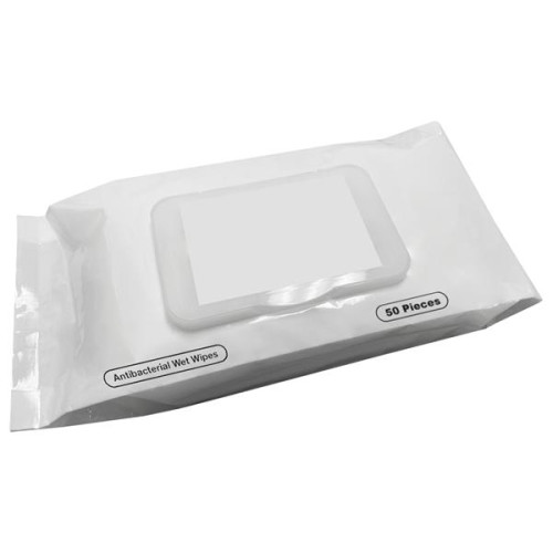 50 Ct. Antibacterial Wet Wipes