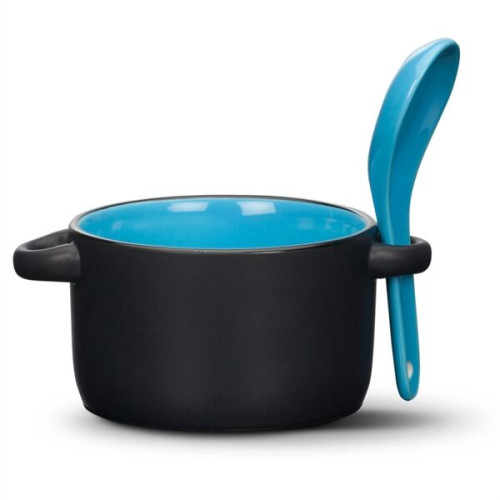 Merritt Soup Mug & Spoon - 12oz - Imprinted