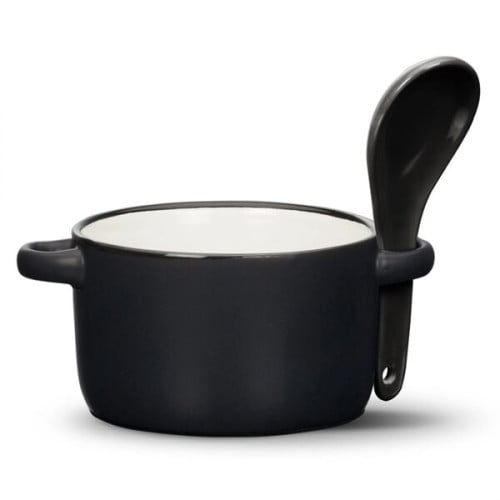 Merritt Soup Mug & Spoon - 12oz - Imprinted