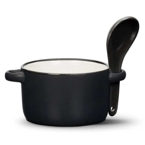 Merritt Soup Mug & Spoon - 12oz - Imprinted