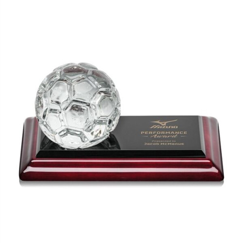 Sports Balls Award on Rosewood Base