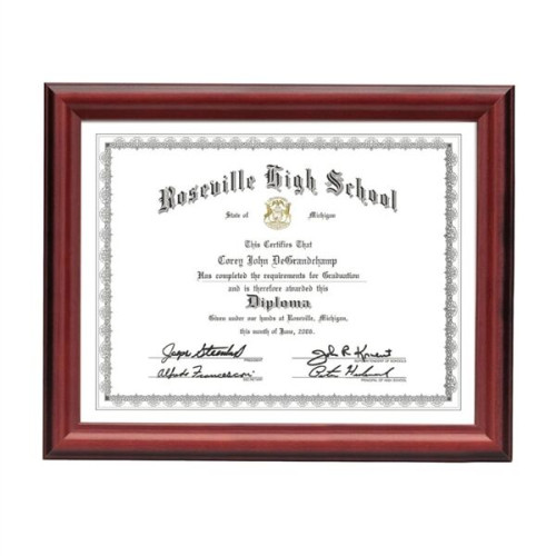 Bedworth Certificate Frame