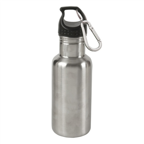 17 oz Stainless Steel Adventure Water Bottle With Carabiner