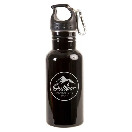 17 oz Stainless Steel Adventure Water Bottle With Carabiner