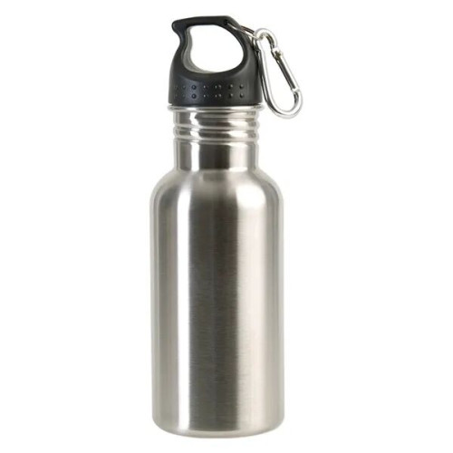 17 oz Stainless Steel Adventure Water Bottle With Carabiner