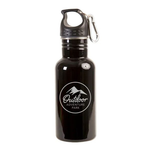 17 oz Stainless Steel Adventure Water Bottle With Carabiner