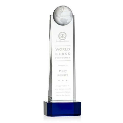 Sherbourne Globe Award on Base - Blue