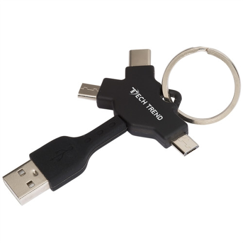 Multi USB Cable Key Chain