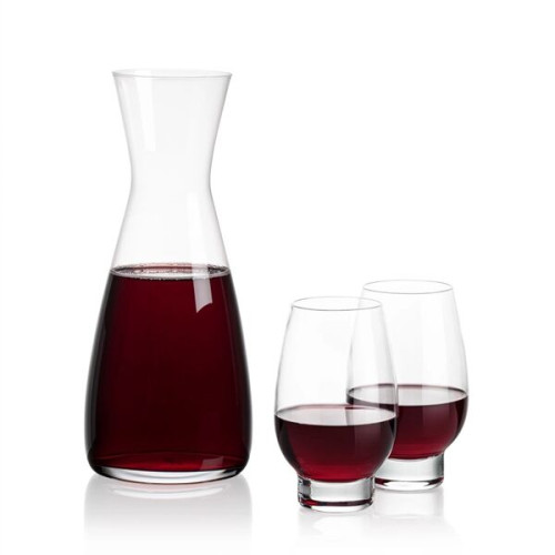 Portofino Carafe & Glenarden Stemless Wine