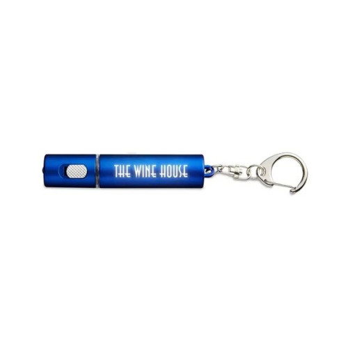 Light-Up-Your-Logo Flashlight With Keychain