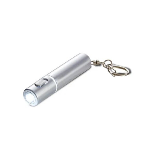 Light-Up-Your-Logo Flashlight With Keychain