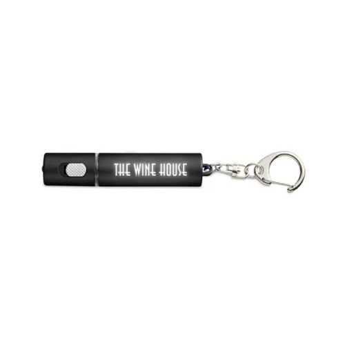 Light-Up-Your-Logo Flashlight With Keychain