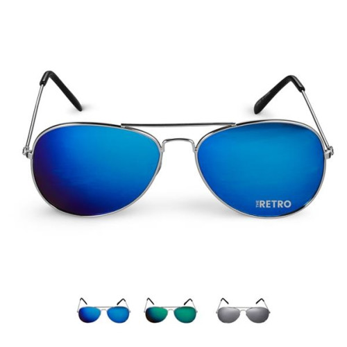 Mirrored Aviator Sunglasses