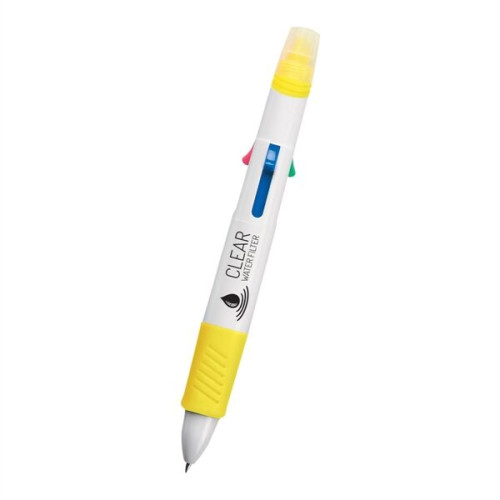 Quatro Pen With Highlighter