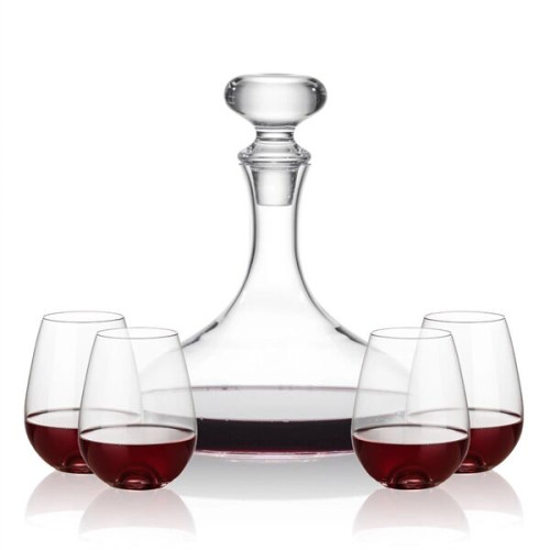 Stratford Decanter & Edderton Stemless Wine