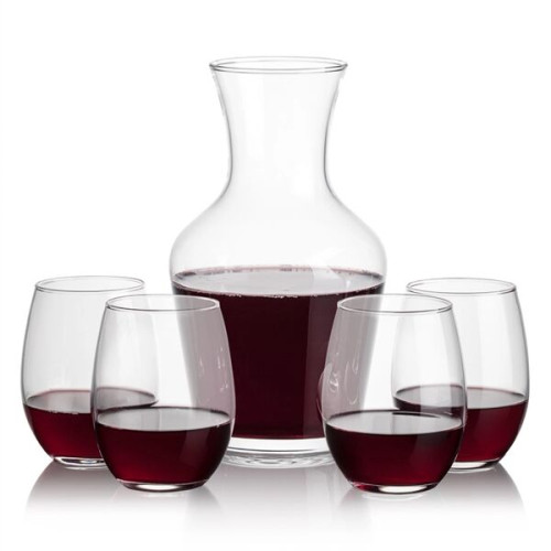 Summit Carafe & Stanford Stemless Wine