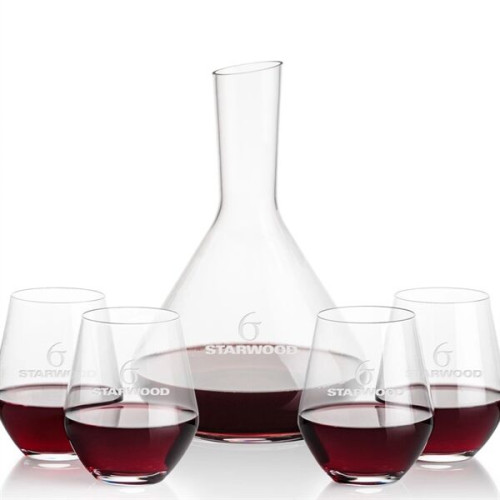 Terrassa Carafe & Reina Stemless Wine