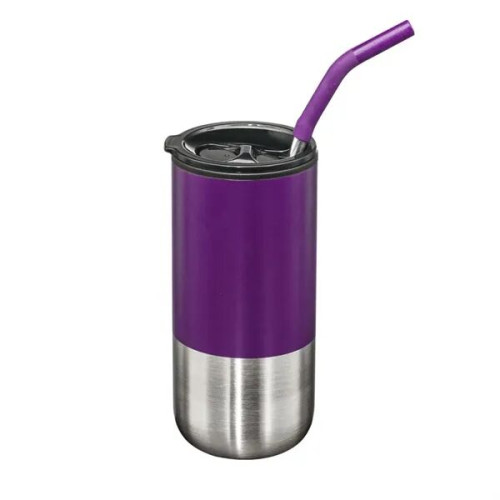 Bondi Double Wall Tumbler w/ Straw -18oz