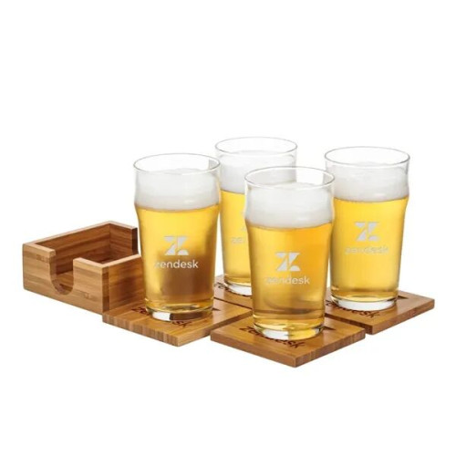 Bamboo Coaster Gift Set - Burckhardt