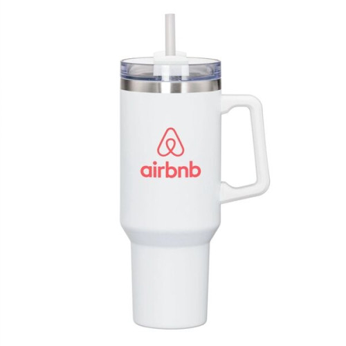 Makena Handle Travel Mug w/Straw - 40oz