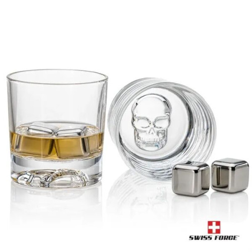 Swiss Force® S/S Ice Cubes & 2 Delrina Skull OTR