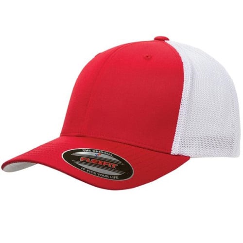 Flexfit® 6 Panel Fitted Trucker Cap