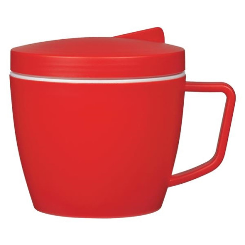14 Oz. Thermal Mug With Spoon And Fork Set
