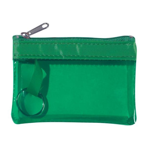 Translucent Zippered Coin Pouch