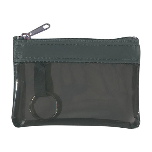 Translucent Zippered Coin Pouch